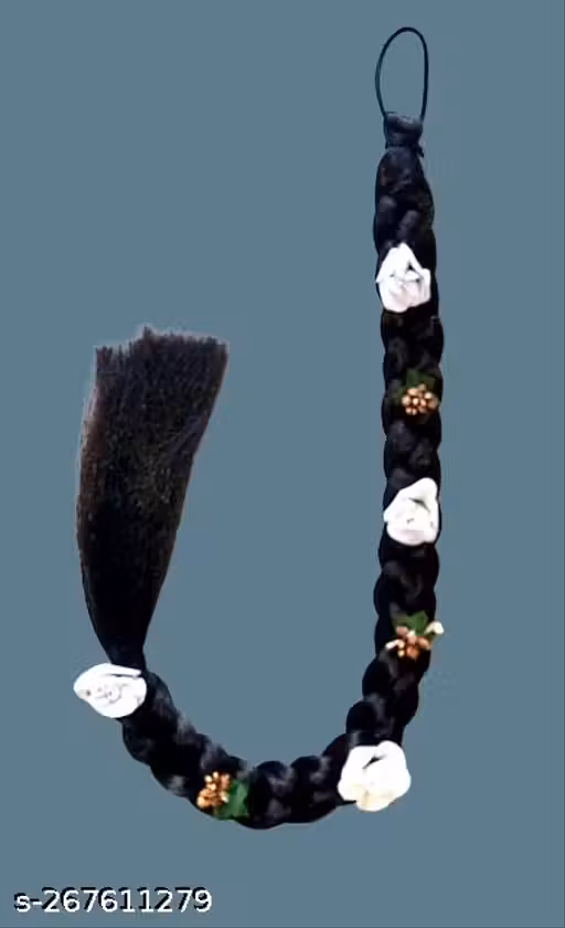 Kedar Hair Choti With White Flower