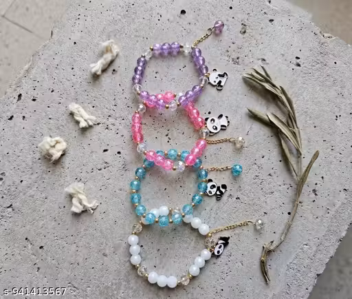 4 In 1 aesthetic bracelet[Amethyst Purple,Fuchsia Pink,Teal Blue,Opal White]