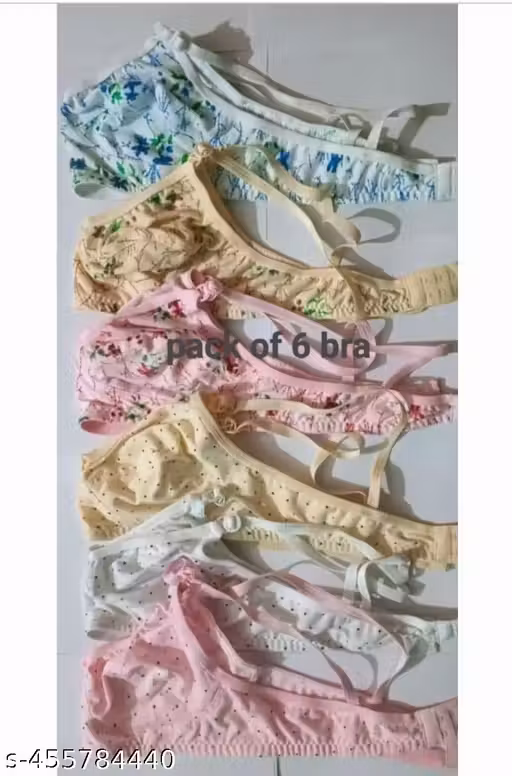 Non padded bra pack of 6
