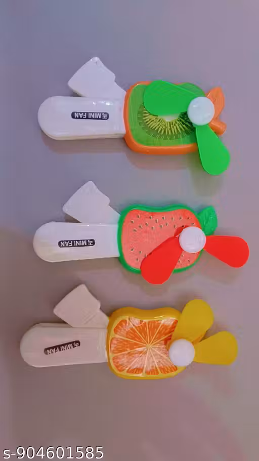 Mini Hand Fan for Kids & Adults, Cute Burger & Fries Hand Press Fan, Portable, Lightweight Summer Toy for Travel School Outdoor Use, PACK OF 3 Hand Press Fruit Fan Toy for Kids Small Pocket Fan for Outdoor Safe Mini Manual fan Portable Summer Fan Infant T