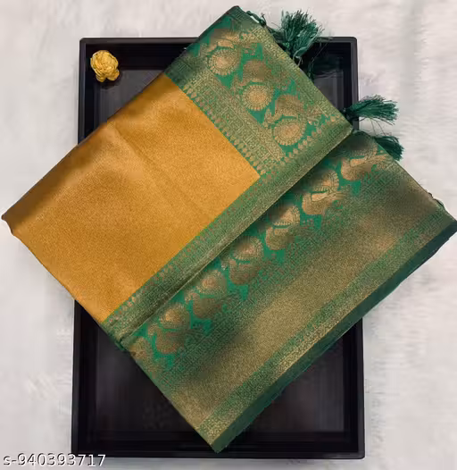Art Crepe Tissue Saree