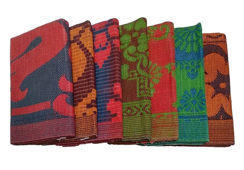 YOOKO® (Pack of 1 Multipurpose Chatai Mats | Waterproof, Fade & Stain Resistant Plastic Floor Mats for Sleeping, Living Room, Beach, Picnic | 4X6 Ft (6ft X 4ft, Polypropylene)