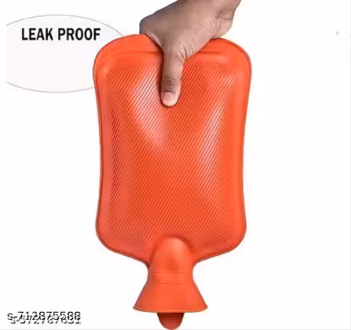 Rubber Hot Water Bag Leakproof Bottle For Pain Relief - 2 Litre Rubber Hot Water Bag For Pain Relief 2 L Hot Water Bag (Combo Pack Of 2) (Random Color will be Dispatch)