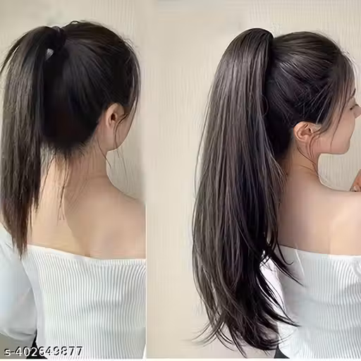 Bal Br Brown color Straight Hair Juttu podigimpulu/ viggulu/Jada Savaram/Muti nittippukal/ vik/poi mair/mudi neettal / viggukal/Kudalu vistaranegalu/ viggalu/Hair vistaranegalu/ viggalu Ideal for Women / Girls