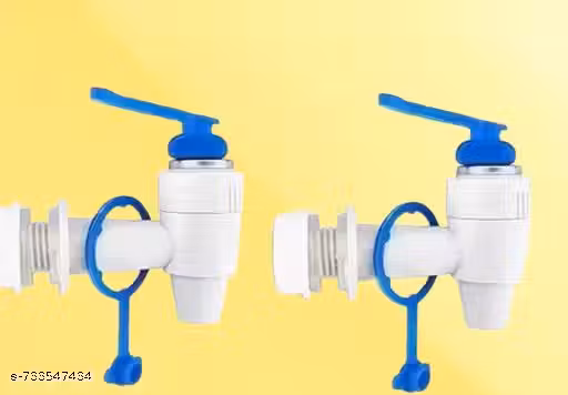 2 Pieces Tap for RO water purifier, Compatible /Dolphin, swift, Aquafresh/many Assembled/Branded RO's, 2 pieces, White | RO TAP SUITABLE FOR ALL TYPE OF RO SYSTEM Filter Material : Polypropylene (Pp)(PACK OF2) | Aqua RO Tap With Washers + Nozzle Closure f