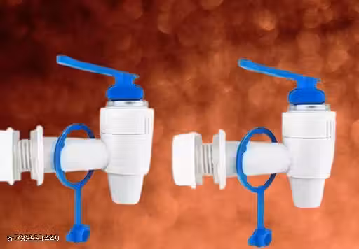 2 Pieces Tap for RO water purifier, Compatible /Dolphin, swift, Aquafresh/many Assembled/Branded RO's, 2 pieces, White | RO TAP SUITABLE FOR ALL TYPE OF RO SYSTEM Filter Material : Polypropylene (Pp)(PACK OF2) | Aqua RO Tap With Washers + Nozzle Closure f