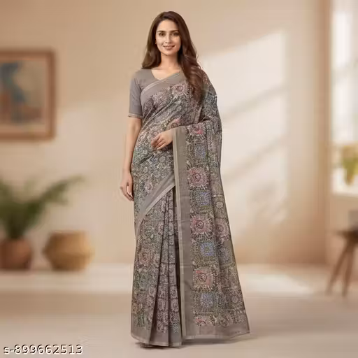 New trending and stylish beautiful saree for functional & wedding wear with separate blouse piece of all women