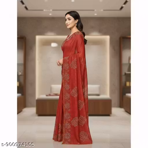New trending and stylish beautiful saree for functional & wedding wear with separate blouse piece of all women