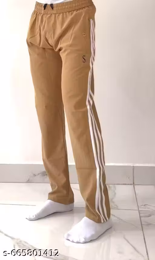 FEEL TRACK pant Solid Men grey Track Pants