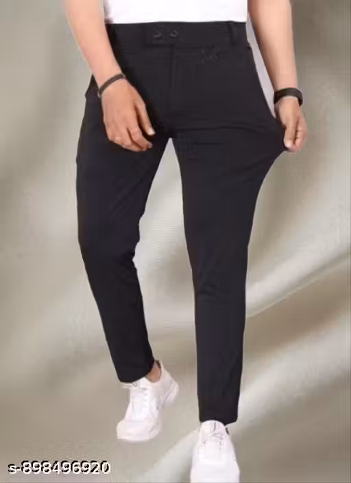 Casual Trousers For Men | Stylish Slim Fit Fashionable Pants