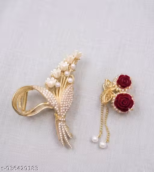queen clucther rose gold clucther combo