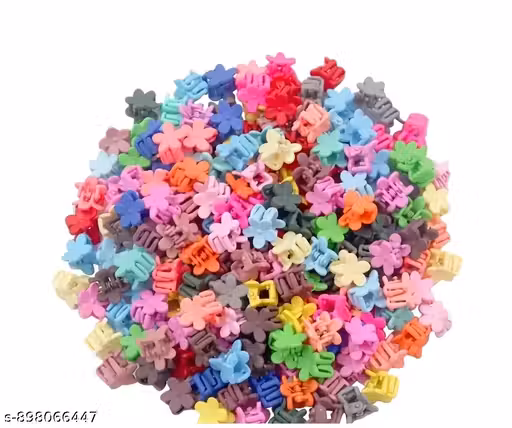 50 Cute Mini Hair Claw Clips |sun flower design mini kids Clips