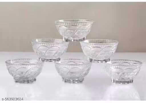Royal star 6 and Crockery Store Glass Soy Sauce Dipping Bowls Side Dishes for Snack Sushi Fruit Appetizer Dessert with Chutney Bowl. (2.5Inch 30ML) (6)