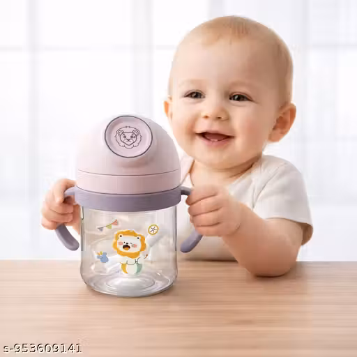 Multicolor BPA FREE Baby Sipper Bottle Baby Nipple Sippy Cup(Sipper Mugs for Kids/Children/Babies/Infants) Water Bottle with Handls