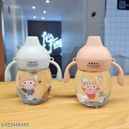 Multicolor BPA FREE Baby Sipper Bottle (Sipper Mugs for Kids/Children/Babies/Infants) Water Bottle with Handls