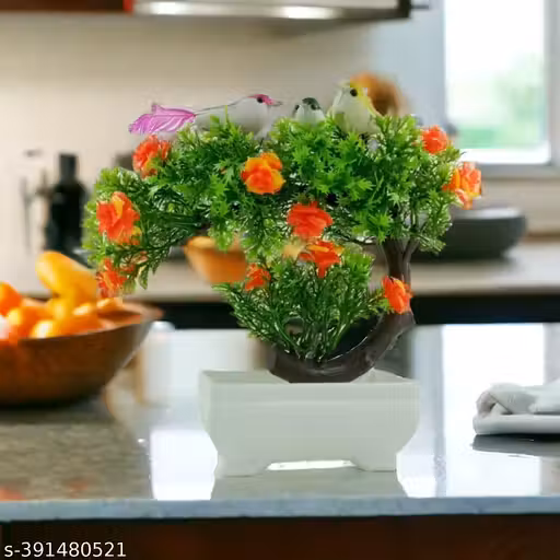 Artificial plant and flowers for home office school ... Bringing NatureIndoors