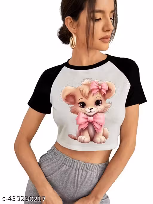 Women's Crop Top for Girls | Stylish Casual Crop Top for Women | Trendy Short Top for Summer Wear, College, Party & Everyday Fashion