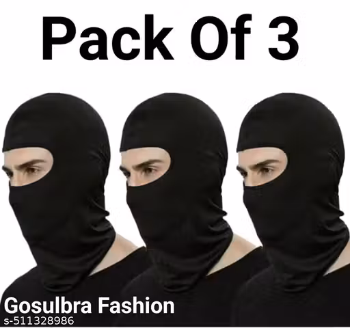 Balaclava Full Face Mask Rider Mask pack of 3
