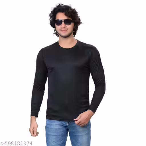 Men Nylon Regular Tshirts