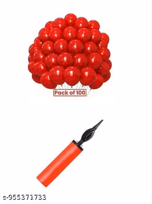 100 pcs Balloon With 1 pcs pump