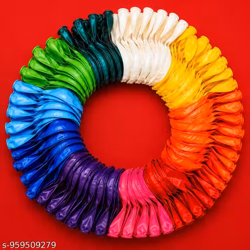 Balloon Mix colour 100 pcs Jai Mata Di