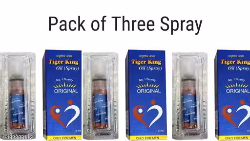 Tiger King Spray For Men | Original Product | Pack of 3