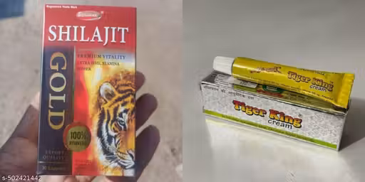 Shiilajit Gold and Tiger King Cream