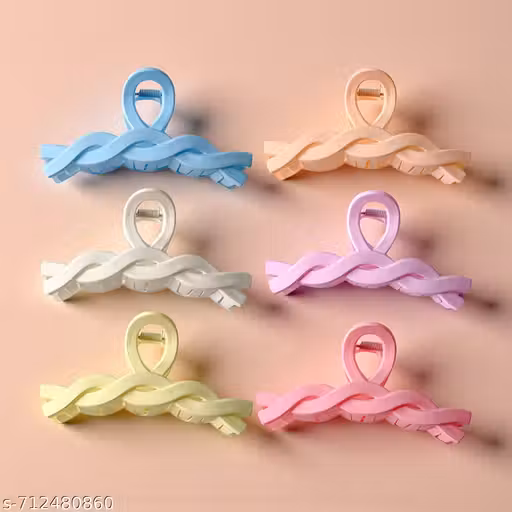 Hair Clip, 3 Pcs Large Flower Claw Clips for Thick & Medium Hair, Hawaiian Flower Hair Clips, Beach Hair Accessories for Women and Girls - Basic