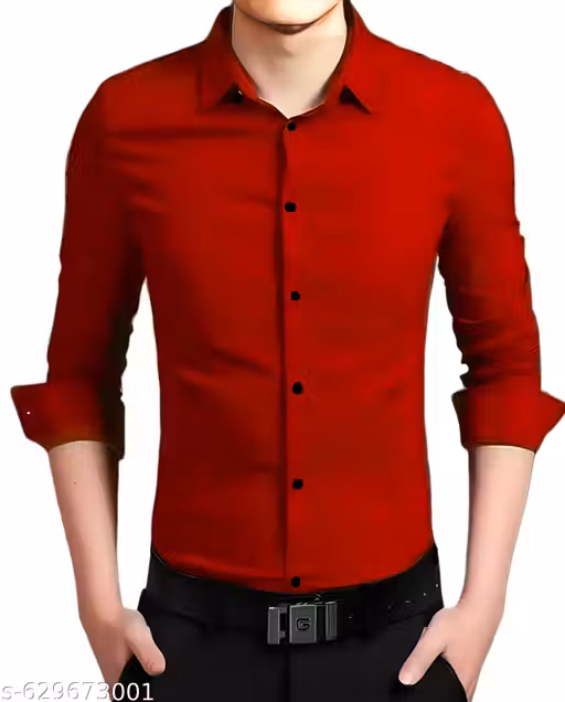 Solid Plain Shirts for Men