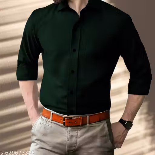 Solid Plain Shirts for Men
