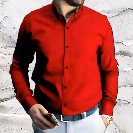Solid Plain Shirts for Men