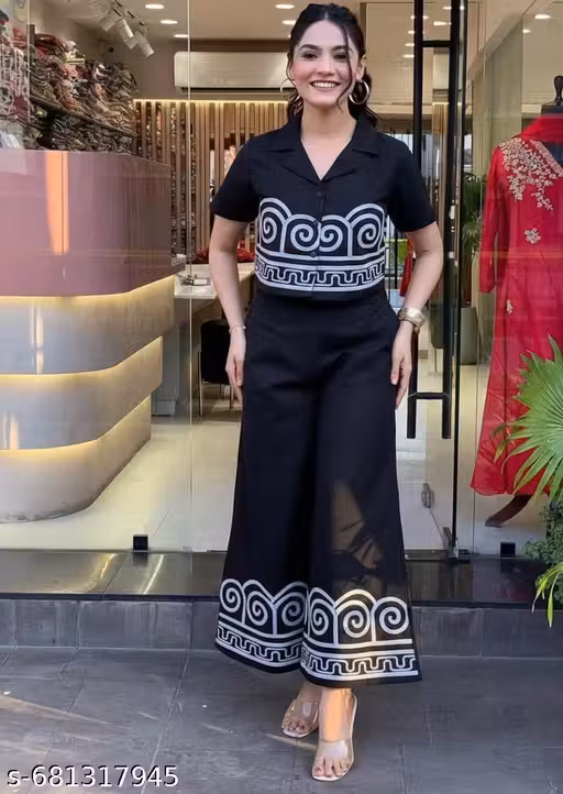 SALE SALE SALE!!!Summer Co-ord Set in Premium Cotton with Chic Embroidery