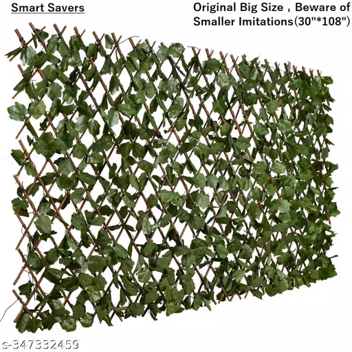 Artificial Laurel Extendable Trellis Plastic Hedge Garden Fence Screening Privacy Border Wind & Sun Protection