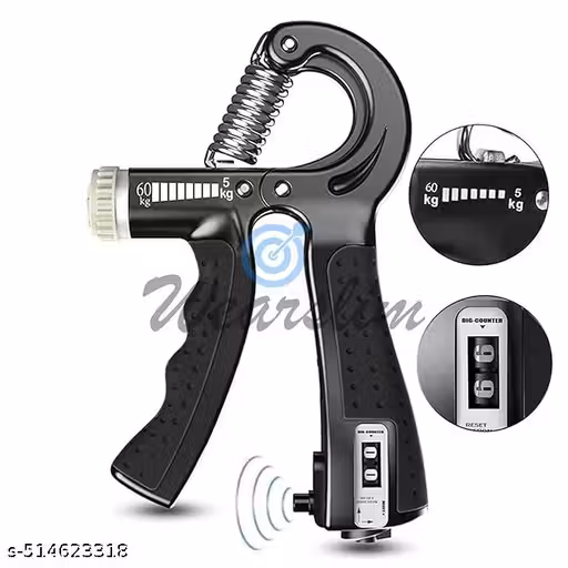 GYM ACCESSORIES| FINGER EXERCISER|EQUIPMENT FOR HAND|GYM EQUIPMENT|FOREARM EXERCISER 60KG|ADJUSTABLE RESISTANCE 10-60KG|HAND GRIPPER FOR MEN AND WOMEN|FINGER EXERCISER POWER GRIPPER|COUNTER IN HAND GRIPPER| COUNTER HAND GRIPPER 60 KG