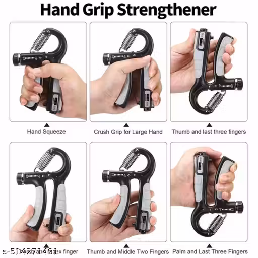 GYM ACCESSORIES| FINGER EXERCISER|EQUIPMENT FOR HAND|GYM EQUIPMENT|FOREARM EXERCISER 60KG|ADJUSTABLE RESISTANCE 10-60KG|HAND GRIPPER FOR MEN AND WOMEN|FINGER EXERCISER POWER GRIPPER|COUNTER IN HAND GRIPPER| COUNTER