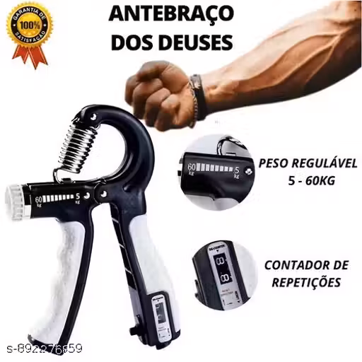 Adjustable Counter Hand Gripper (5-60kg) Spring Hand Exerciser | Finger Exerciser| Hand Grip Strengthener