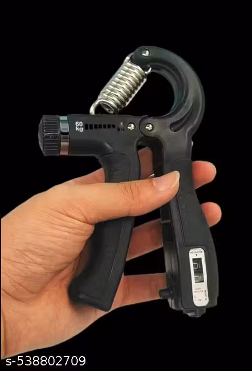 Adjustable Counter Hand Gripper (5-60kg) Spring Hand Exerciser | Finger Exerciser| Hand Grip Strengthener