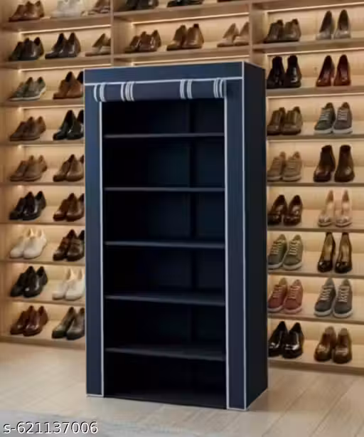 Abhigyan Store Giving you a 6 Shelves Blue Shoe rack for multipurpose and it is made up of plastic material and give good and stylish look in home and easy to assemble