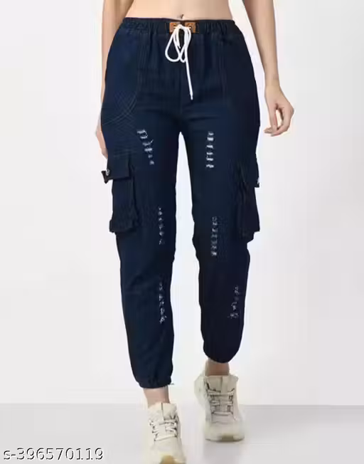 Trendy Latest Rough Classy Jeans For Women