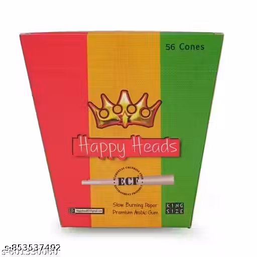 CAPTAIN GOGO Pre pack of 56 Unbleaches rolling paper king size Pre rolled King Size 13 gsm Paper Roll (Set of 56, Brown)