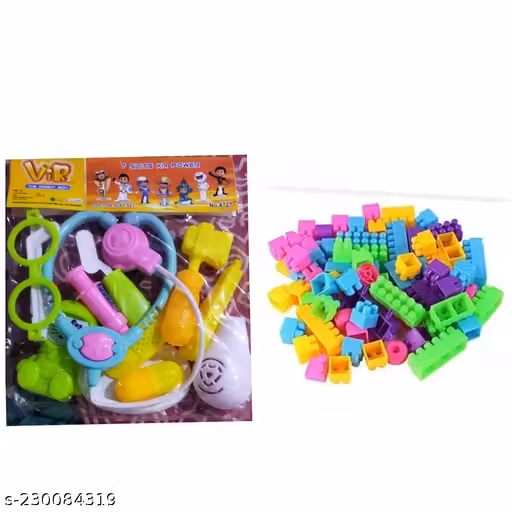 Kids blocks toys doctor set toy