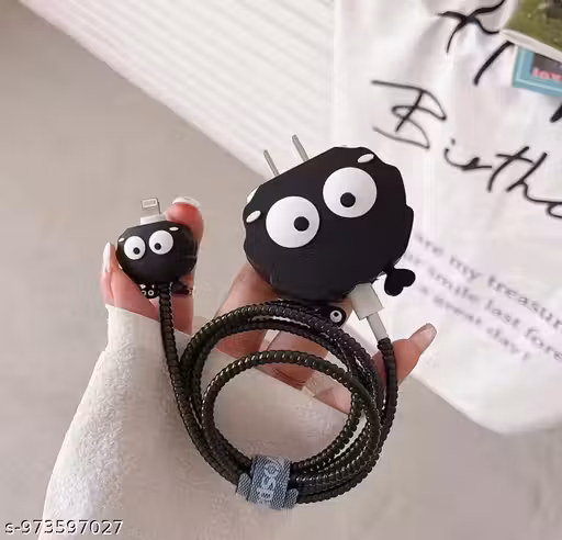 Black Eyes 3D Cartoon Cover For Charger