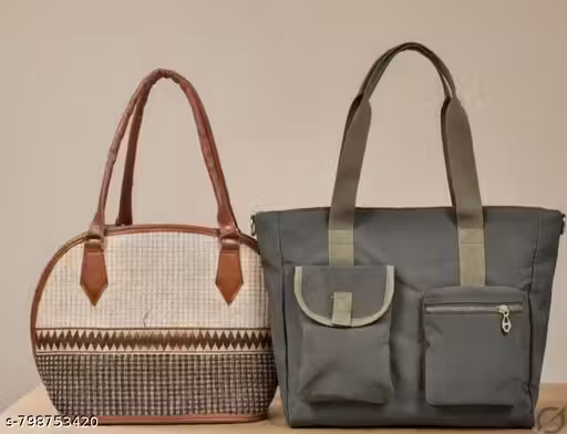 Stylish handbag combo for girls shopping and outing