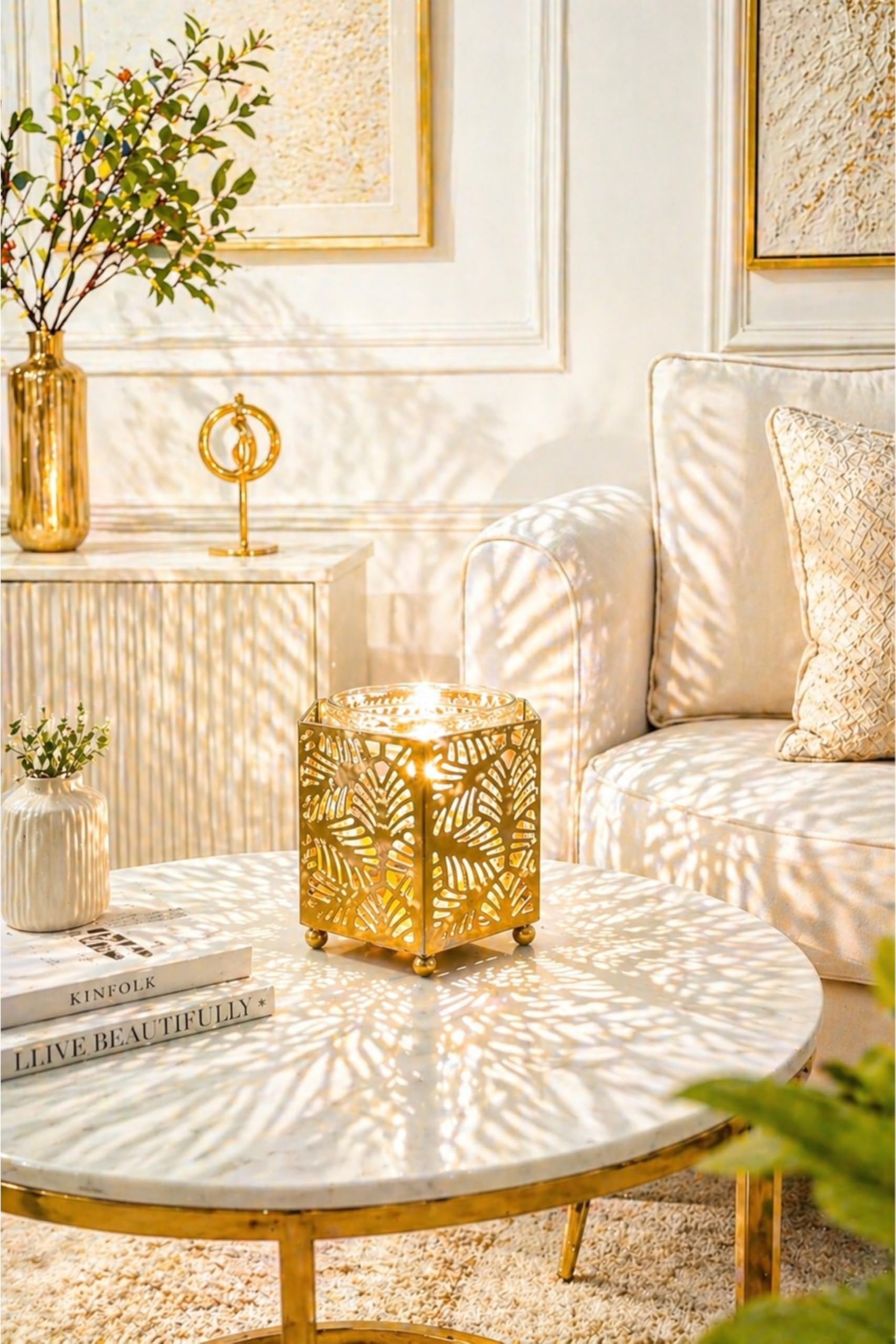 Decorative Electric Moroccan Style,Aroma Oil Burner (Diffuser) for Home Fragrance with 10ml Aroma Oil_ R 1979