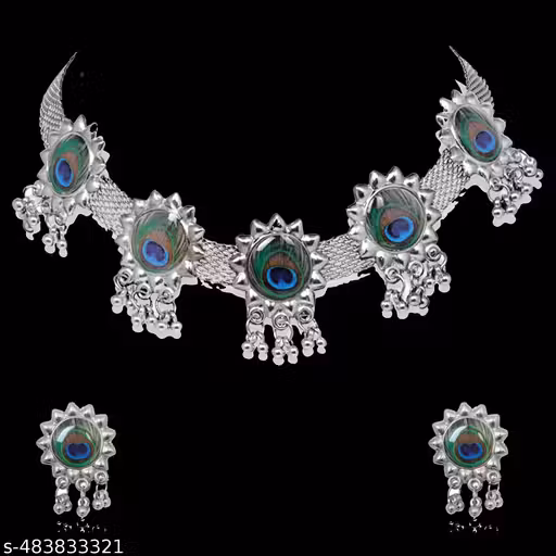 Mariyam Fashion's Oxidised German Silver Premium Catalogue | Oxidised German Silver Premium Catalog jewellery set::necklace for women::necklace set::bridal jewellery set::choker necklace set