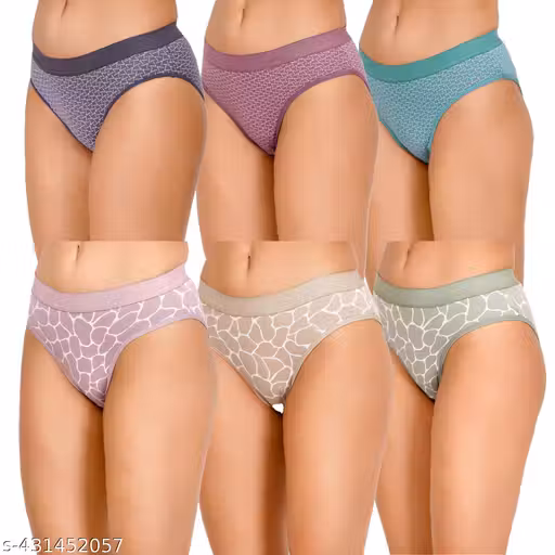 Panties For Women/Cotton brief Combo Pack of 6