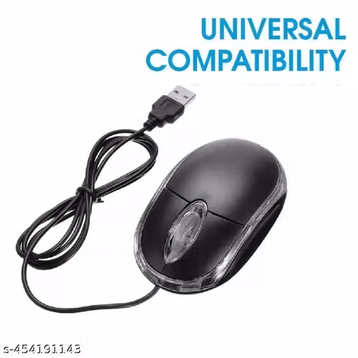 Mouse Wired Optical Mouse Pack of 1