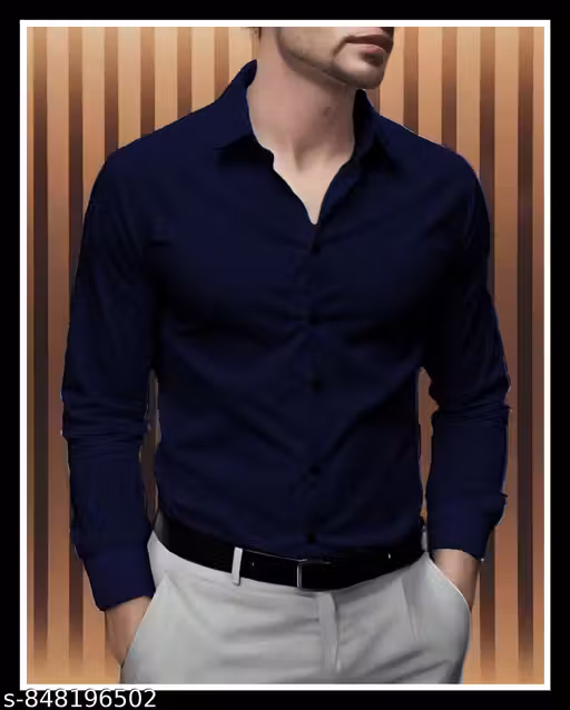 Trendy Casual Solid Shirt For Men