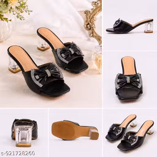 215 BLACK HIGH HEEL SANDAL