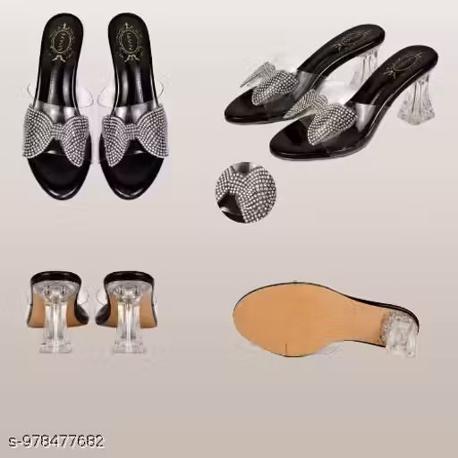 Trendy women sandals Women's fashion sandals heels for women heels black heels